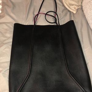 NWOT Vegan Leather Shoulder Tote Bag Purse